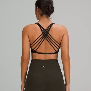 Lululemon Black Free to Be Bra Size 8